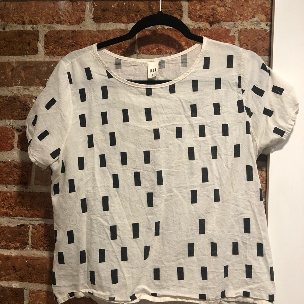 UZI, cute , fun , short sleeve shirt